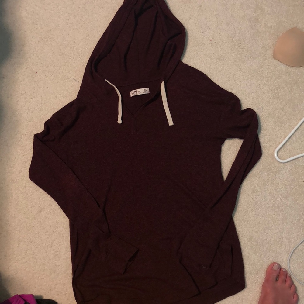 Maroon light hoodie